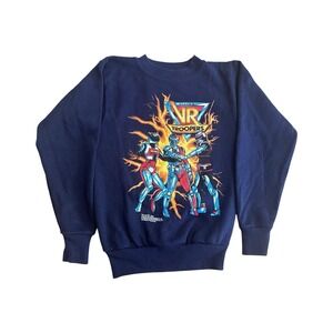 Vintage Sabans VR Troopers 1994 Crewneck Sweater Youth S TV Show Rare